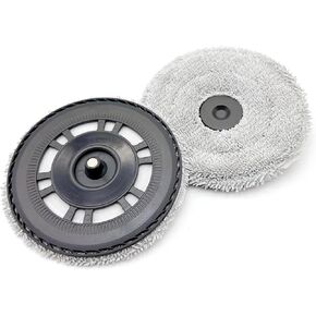 Mop Stand Auto Lift Mop Tray，Compatible for Dreame L20 Ultra X30，Vacuum Replacement Parts(2plates Add 2mops)