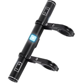 Bike Handlebar Extender USB Bicycle Handlebar Mount for Holding Bicycle Speedometer GPS Bike Black