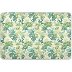 Dreamy Sea Green Fern Extra Large Resuable Changing Pad Covers Highly Absorbent Baby Pee Pads Machine Washable Cradle Mattress for Children Adults Pets 52" L x 34" W