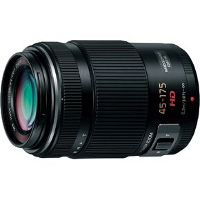 عدسة باناسونيك تليفوتو تليفوتو للـ Micro Four Four Lumix G X vario PZ 45-175mm/F4.0-5.6 Asph./Power O.I.S. الأسود H-PS45175-K