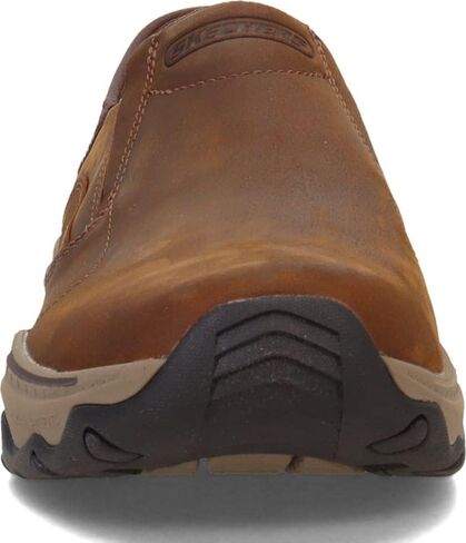 Skechers USA Men's Men's Craster-Lanigan Hands Free Slip-in Moccasin, Brown, 11.5 in Saudi Arabia