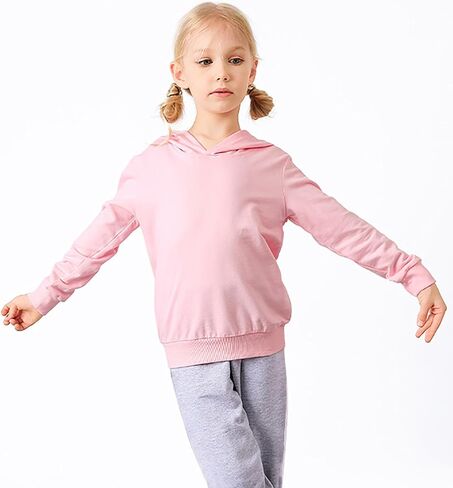 Pullover Hoodie Infant Long Sleeve Hooded Sweatshirt Boy Girl Basic Solid Sports Tops Fall Winter Outfit in Saudi Arabia