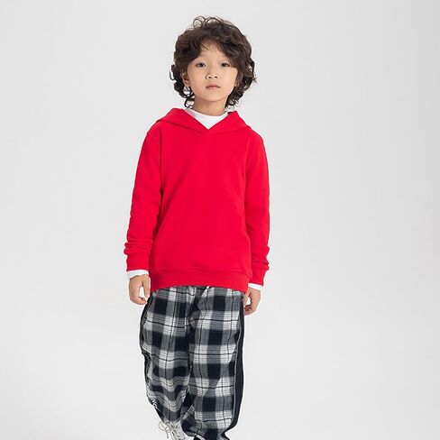 Pullover Hoodie Infant Long Sleeve Hooded Sweatshirt Boy Girl Basic Solid Sports Tops Fall Winter Outfit in Saudi Arabia