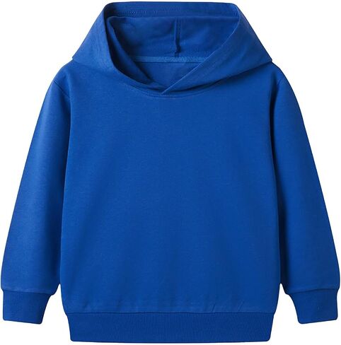 Pullover Hoodie Infant Long Sleeve Hooded Sweatshirt Boy Girl Basic Solid Sports Tops Fall Winter Outfit in Saudi Arabia