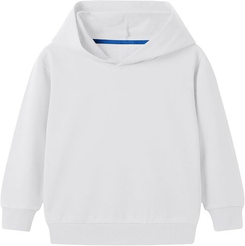Pullover Hoodie Infant Long Sleeve Hooded Sweatshirt Boy Girl Basic Solid Sports Tops Fall Winter Outfit in Saudi Arabia