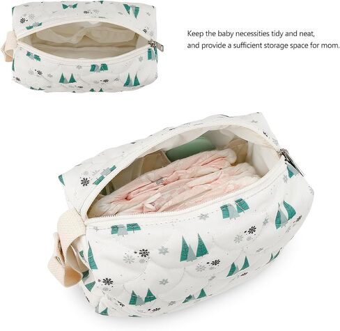 Lmbabter Baby Stroller Storage Bag Diaper Bag Infant Carriages Diaper Organizer Pouches Cotton Mommy Bag for Outdoor (Rainbow) in Saudi Arabia