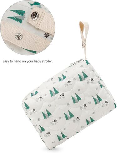 Lmbabter Baby Stroller Storage Bag Diaper Bag Infant Carriages Diaper Organizer Pouches Cotton Mommy Bag for Outdoor (Rainbow) in Saudi Arabia