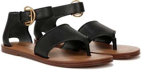 Franco Sarto Ruth Ankle Strap Thong Flat Sandals in Kuwait