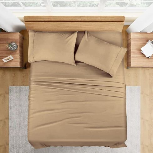Crib Size 600 Thread Count 100% Pima Cotton 4-Piece Sheet Set, Sateen Weave, with 18-21 Inch Deep Pocket Snug Fit (Navy Blue Solid) in Saudi Arabia