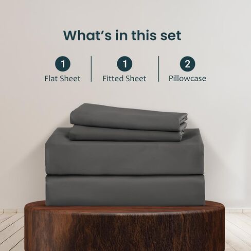 Crib Size 600 Thread Count 100% Pima Cotton 4-Piece Sheet Set, Sateen Weave, with 18-21 Inch Deep Pocket Snug Fit (Navy Blue Solid) in Saudi Arabia