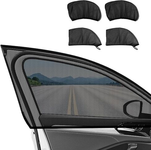 Car Window Sun Shades for Skoda Octavia Combi NX Station Wagon 5 Seats 2020-2024, Breathable Mesh Stretch Screen for Baby Safety Summer Heat Insulation Camping Mesh Cover in Saudi Arabia