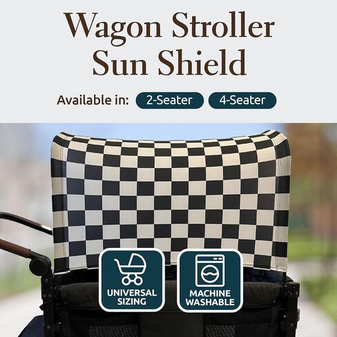 Wagon Stroller Canopy Accessories, Adjustable Stroller Cover with Sun Shield, Blue Dinosaur, 4 Seater, 51"x 38"x 0.5 in Saudi Arabia