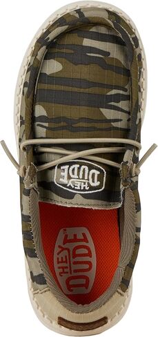 Hey Dude Wally Mossy Oak OBL T Camo Size C9 | Boy's Shoes | Boy's Slip On Loafers | Comfortable & Light-Weight in Saudi Arabia