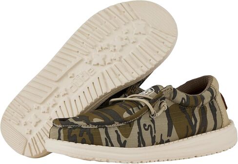 Hey Dude Wally Mossy Oak OBL T Camo Size C9 | Boy's Shoes | Boy's Slip On Loafers | Comfortable & Light-Weight in Saudi Arabia