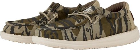 Hey Dude Wally Mossy Oak OBL T Camo Size C9 | Boy's Shoes | Boy's Slip On Loafers | Comfortable & Light-Weight in Saudi Arabia