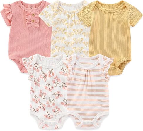 Newborn Layette Gift Set 20-Piece Cotton Baby Boy Girl Clothes Essentials and Accessories in Saudi Arabia