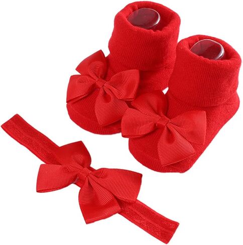 Baby Girls Nylon Nylon Heads and Socks ، 4 مجموعات من الأطفال الصغار الأطفال الصغار الصغار in Saudi Arabia
