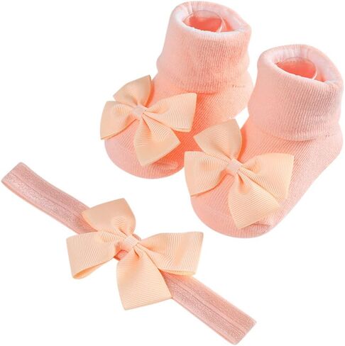 Baby Girls Nylon Nylon Heads and Socks ، 4 مجموعات من الأطفال الصغار الأطفال الصغار الصغار in Saudi Arabia