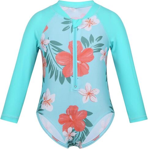 yizyif baby/stoddler girls 'flower just justs swimsuit حماية أشعة الشمس in Kuwait