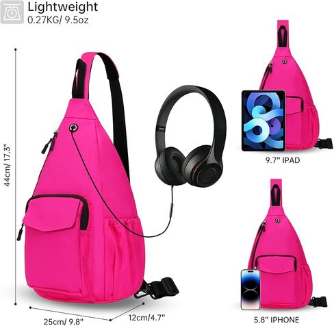 HAWEE Convertible Chest Backpack for Women Pineapple Rope Sling Purse for Gym Sports Travel Camping in Saudi Arabia