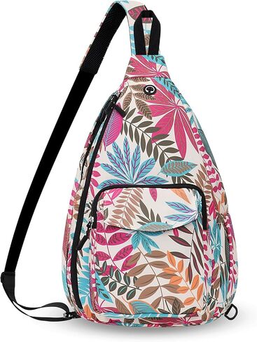 HAWEE Convertible Chest Backpack for Women Pineapple Rope Sling Purse for Gym Sports Travel Camping in Kuwait