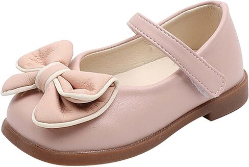 Girls Dress Shoes with Bow Toddler Flower Girls Shoes Mary Jane Flats for Party School Wedding Toddler Princess Shoes in Saudi Arabia