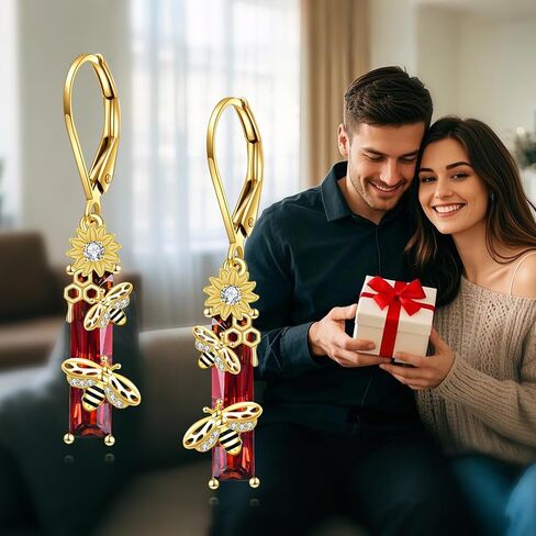 Heart Dangle Earrings with Filigree Vintage Red Coral Drop Earrings S925 Sterling Silver Sensitive Mothers' Day Jewelry Gift for Girlfriend, Wife, Mom in Kuwait