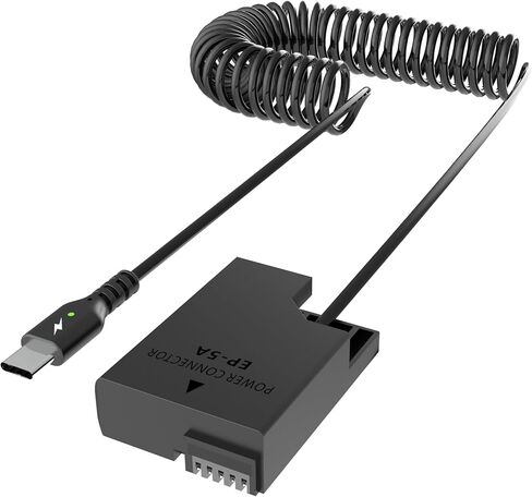 F1TP USB PD to NP-FW50 ZV-E10 Dummy Battery Continuous Power Adapter for Sony ZV-E10, A3000, A5000, A5100, A6000, A6100, A6300, A6400, A6500, A7, A7II, A7S, A7SII, RX10 II IV Cameras in Saudi Arabia