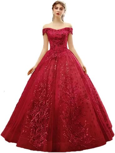 ASULLA Luxury Appliqued Beaded Quinceanera Dresses Off Shoulder A Line Long Formal Evening Ball Gowns in Saudi Arabia