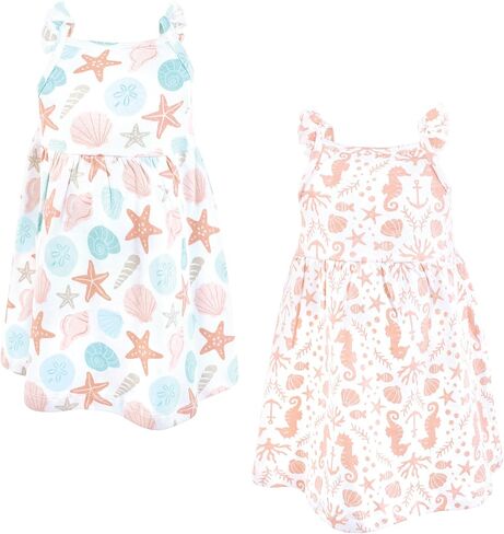 Hudson Baby Infant and Toddler Girls Cotton Dresses in Saudi Arabia