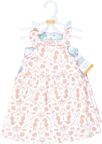 Hudson Baby Infant and Toddler Girls Cotton Dresses in Saudi Arabia