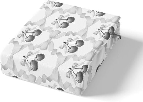 jejeloiu Bowknot Fitted Sheet Full Size Kids Cute Kawaii Bedding Set for Boys Girls Teens Baby Pink Bed Sheets Set in Kuwait