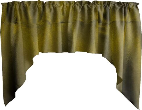 Solid Shiny Satin Swag Window Valance Home Décor Bedroom Nursery Kitchen Window (Purple) in Saudi Arabia