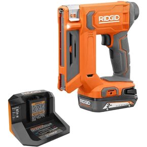 18V Cordless 3/8 in. Crown Stapler Kit with 2.0 Ah Battery and Charger