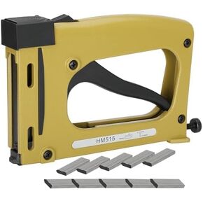 Picture Frame Staple Gun, 2000 Staples Capacity, Professional Framing Tool with Flexible Staples