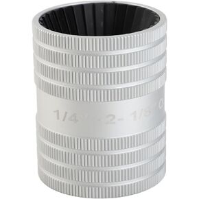 Pipe Reamer, Stainless Steel Tube Deburr Chamfer Tube Remove Burr Tool Pipe Deburring Tool Tube Reamer 5/16inch - 2 1/8inch for Hard Pipes