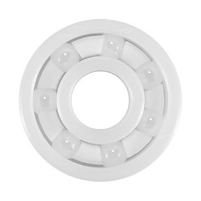 608 Full Ceramic Bearing ZrO2 Ball Bearing 8mmx22mmx7mm Zirconia Oxide Bearing, white
