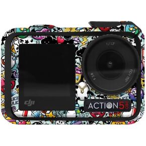 Osmo Action 5 Pro Sticker ، Film Film Film for DJI Osmo Action 5 Pro ، مقاوم للماء ، مقاوم للغبار ، مقاوم للخدش (Color-4)