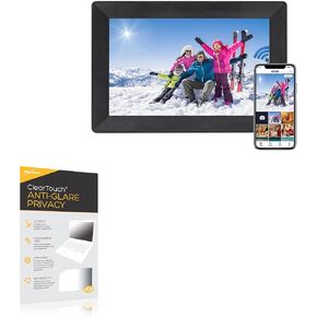 BoxWave Screen Protector Compatible with Fuomorz Digital Picture Frame - ClearTouch Anti-Glare Privacy (2-Pack), Privacy Screen Protector Flexible Film Anti-Glare