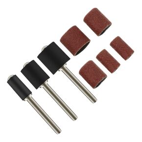 102pcs Set Nail Drum Sanding Bands for Nail Drill Manicure Sanding Bands Sandpaper Sleeve Kit