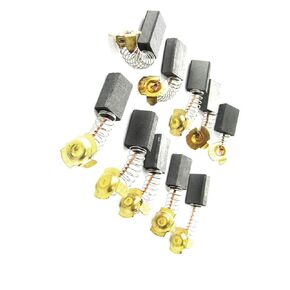 Carbon brushes,Carbon brush, 5 Pairs Replacement Motor Carbon Brushes for Generic Electric Motors
