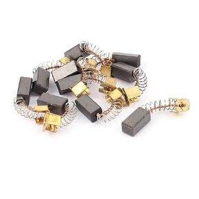 Carbon brushes,Carbon brush, 5 Pairs Electric Drill Motor Carbon Brushes 13mmx6mmx6mm for makita