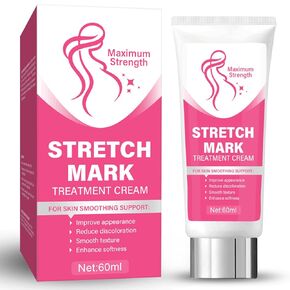 Stretch Mark Cream for Pregnancy, Advanced Stretch Marks Removal, Helps Prevent and Treat Stretch Marks, Smooth and Firm the Skin, 2.1 Oz, 648U