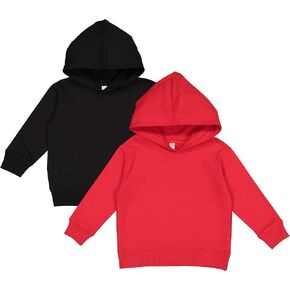RABBIT SKINS Toddler Fleece Long Sleeve Pullover Hoodie 2-Pack
