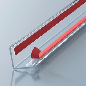 Wall Corner Protector - 2PCS, 31.5"x1.18" - Self Adhesive Clear Corner Protectors for Walls, Cabinet Doors, Edge Protector Trim; Easy to Install Corner Guards for Walls (80cm x 3cm)