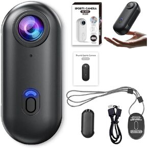 Nexo25 Camera-Nexo25 Black Camera with 4k/1080p, Smallest Action Cameras 4k, Wearable Mini Body with Audio, with Ip68 Waterproof, for Cycling, Diving, Travel, and Outdoor (White,1080p-Standard)