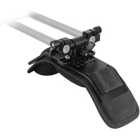 Comfortable Shoulder Pad with 15mm Tube Clamp 1/4 3/8 Screw Hole for Video Camcorder Camera DV Support System DSLR Rig
