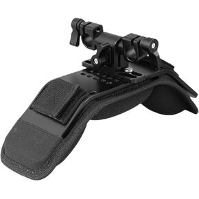 Shoulder Rig Pad with 15mm Rail Ergonomic Multipurpose for Travel or Outdoor Photography Portable Accessory