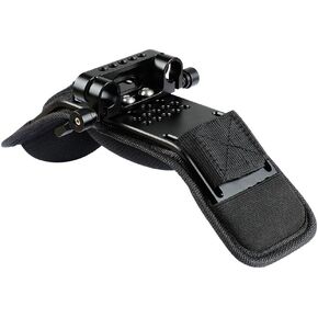 FEICHAO Shoulder Pad Strap 15mm Dual Rod Clamp 1/4 3/8 Screw Hole for DSLR Camera Accessories (Type A)