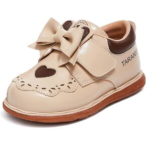 Toddler Baby Girls Oxford Dress Shoes Outdoor Dress Flat Loafer Shoes